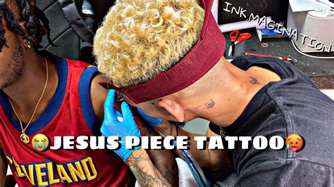 Getting my Jesus Piece Tattoo | Vlog - YouTube