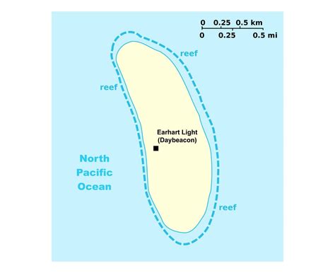 Maps of Howland Island | Collection of maps of Howland Island | Oceania | Mapsland | Maps of the ...