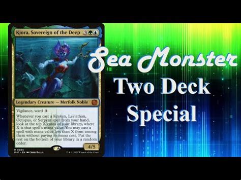 Two Deck Special! Let's Build a Kiora, Sovereign of the Deep Commander Deck! - YouTube