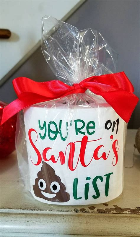 Funny Christmas Toilet Paper | Etsy