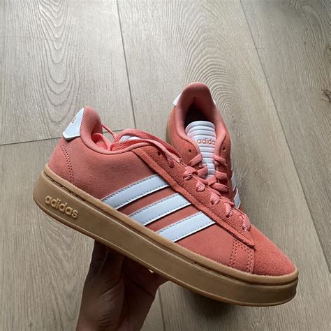 Adidas Grand Court Alpha Size: 6.5 Color: Coral🪸... - Depop