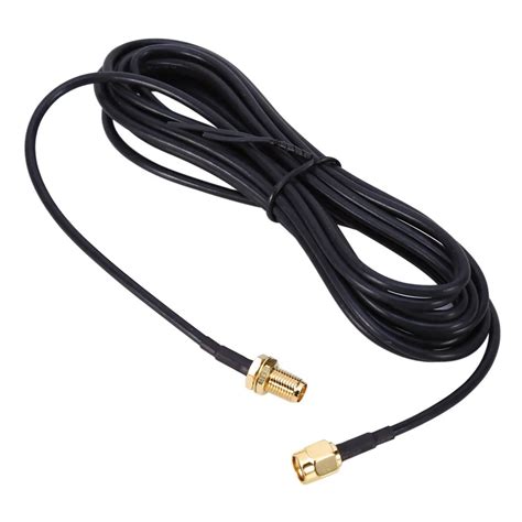 3M RP SMA Male To Female WiFi Router Antenna Extension Cable Cord-in ...