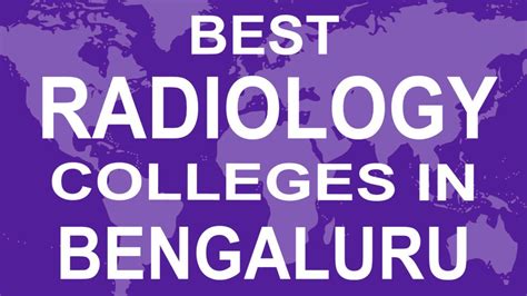 Best Radiology Colleges in Bengaluru - YouTube