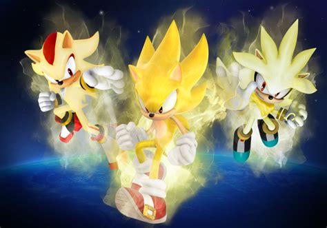 Image - Super Sonic Shadow and Silver by SonikkuForever.png | Sonic News Network | FANDOM ...