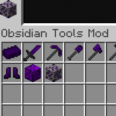 Obsidian Tools Mod v1.0 Download - Mods - Minecraft