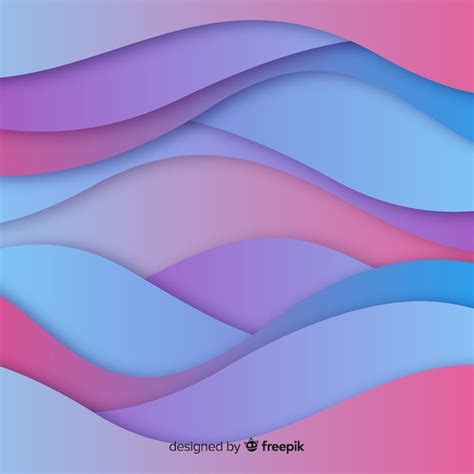 Abstract wavy background | Free Vector