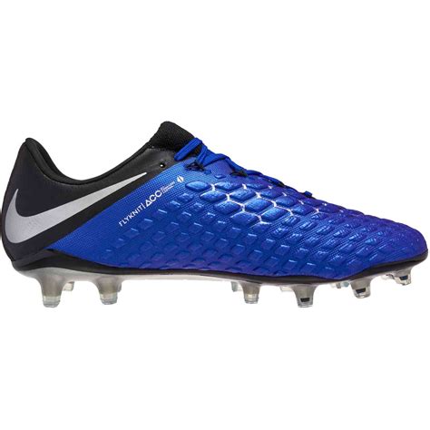 Nike Phantom 3 Elite FG - Racer Blue/Metallic Silver/Black/Volt - SoccerPro