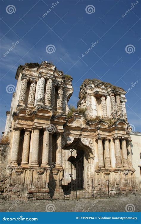 Ruins of the Iglesia De El Carmen Church Stock Photo - Image of church, travel: 7159394