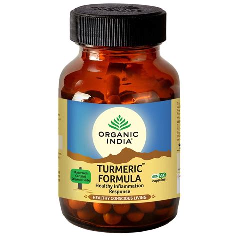 Buy ORGANIC INDIA TURMERIC FORMULA - 60 CAPSULES Online & Get Upto 60% OFF at PharmEasy