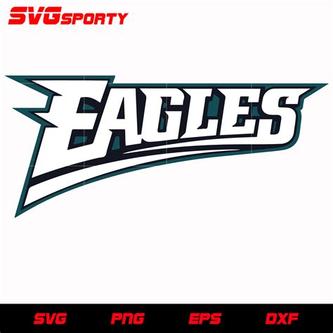 Philadelphia Eagles Text Logo 2 svg, nfl svg, eps, dxf, png, digital f ...