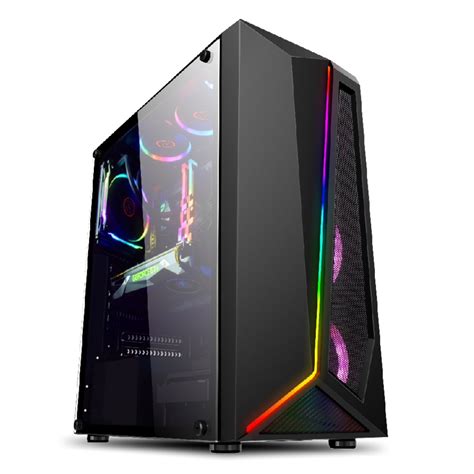 Pc Empty Case Atx Pc Case Pc Case for Gaming Rgb Standard ATX ITX/M-ATX/ATX CPU Case Gaming Case ...