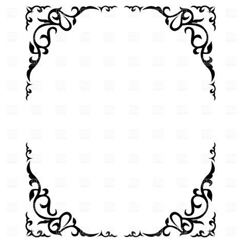 17 Ornate Border Vector Free Images - Free Decorative Borders and ...