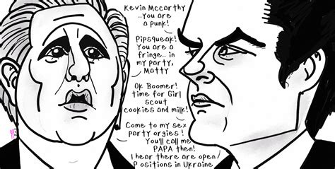 Kevin McCarthy Political Cartoon Matt Gaetz House GOP – Freelancer ...