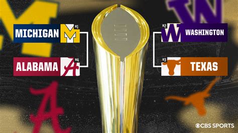 2023 College Football Playoff bowl games: Michigan, Washington, Texas ...