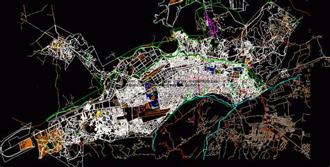 Map Barquisimeto, Venezuela DWG Block for AutoCAD • DesignsCAD