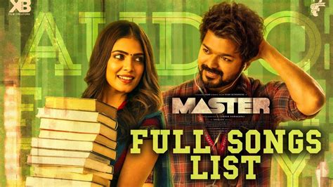 Master - All Songs List | Official Sound Track List | Master Update ...