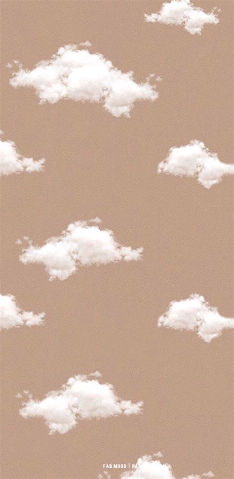 7 Aesthetic Brown Wallpapers : Cloud Aesthetic Brown Wallpaper 1 - Fab ...