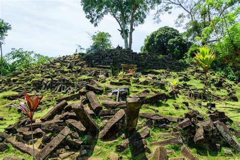 Gunung Padang Megalithic Site in Cianjur, West Java, Indonesia. Stock ...