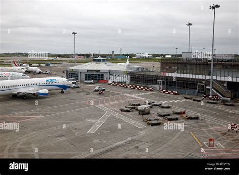 charter and low cost airlines terminal dublin airport terminal 1 ireland Stock Photo - Alamy