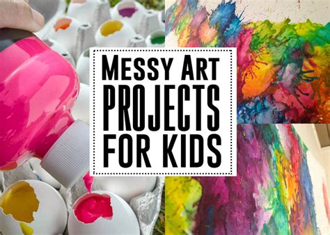 The best messy art projects for kids - Andrea's Notebook