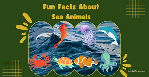 Fun Facts About Sea Animals For Kids - Simply Life Tips