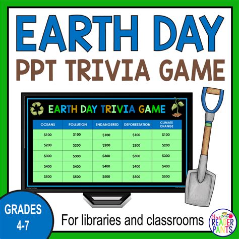 Earth Day Trivia Game - Library and Classroom Games - Earth Day ...