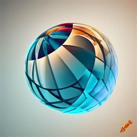 Minimalist sphere logo