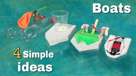 4 Amazing ideas for Fun or Simple Ways to Make a Boats - YouTube