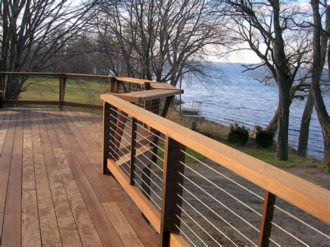 50 deck railing ideas for your home (15) | Railings outdoor, Building a deck, Deck railings