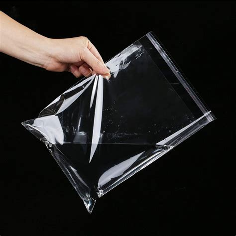 Thick Clear Cello Durable Plastic Resealable Self-Sealing Poly Cellophane Bag M - QINGDAO BEAUFY ...