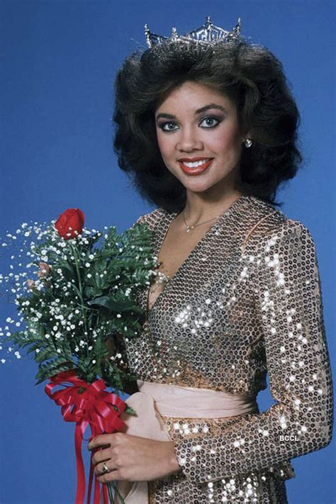 Miss America 1984 Vanessa Williams became the first black Miss America