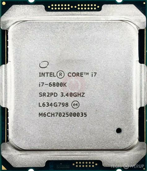 Intel Core i7-6800K Specs | TechPowerUp CPU Database