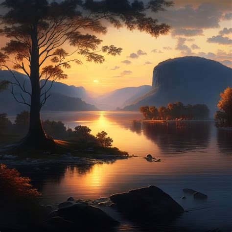 Landscape, Hudson River School by JanaHart on DeviantArt