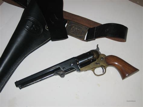 Colt 1851 Navy repro with holster and belt. for sale