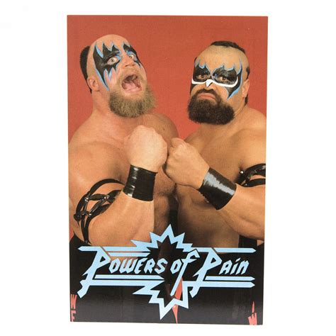 Vintage 1988 WWF Superstars II POWERS OF PAIN Warlord Barbarian Postcard | RARE | eBay