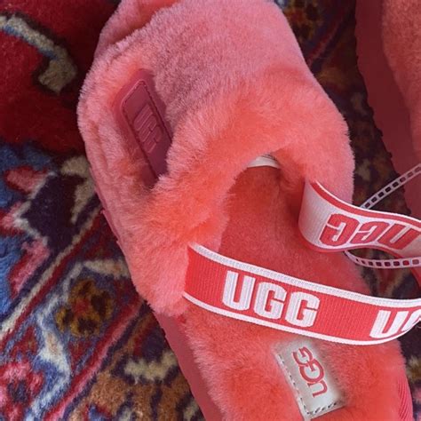 UGG SLIPPERS!! Pink UGG slides! So comfy and cutest... - Depop