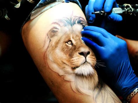 HD Wallpapers: 3D Lion Tattoos