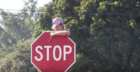 Prank bro learns that removing stop signs ain't smart - Boing Boing