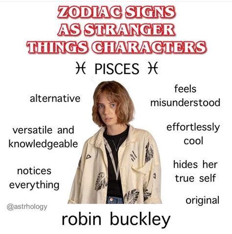 Zodiac Signs as Stranger Things Characters: Pisces (February 19 – March 20) - Stranger Things ...