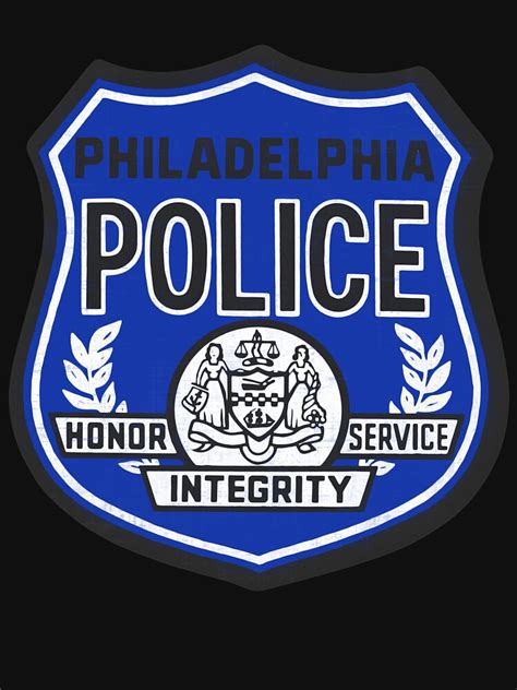 "Philadelphia Police Department" T-shirt by WardReunion | Redbubble