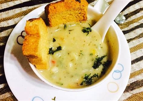 Potato onion soup Recipe by Shlagha Srivastava - Cookpad