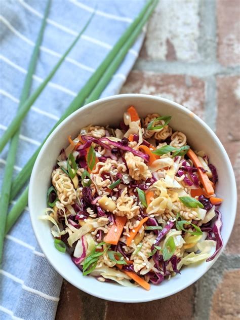 Vegan Ramen Noodle Salad Recipe - The Herbeevore