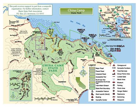 China Camp State Park Map | Marin | Pinterest