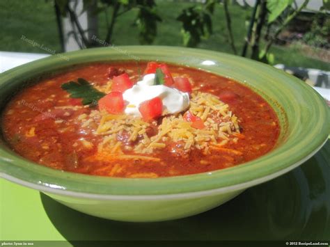 Chili Soup Recipe | RecipeLand