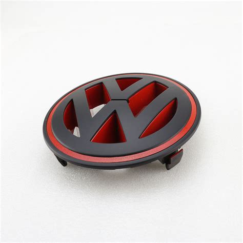 Badge Replacement Front Grill Matt Black Red Emblem for VW Volkswagen Passat CC | eBay