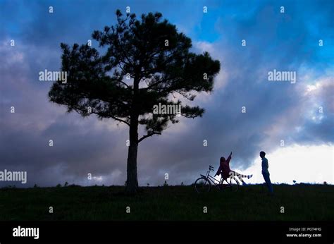 red vintage bicycle Stock Photo - Alamy