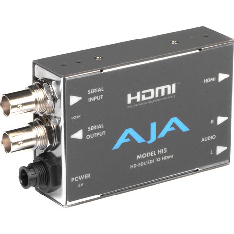 AJA HD/SD-SDI to HDMI Video and Audio Converter with DWP HI5 B&H