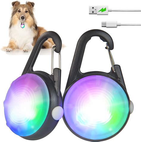 Amazon.com : 4 Modes Dog Lights for Night Walking, IP68 Waterproof Dog ...