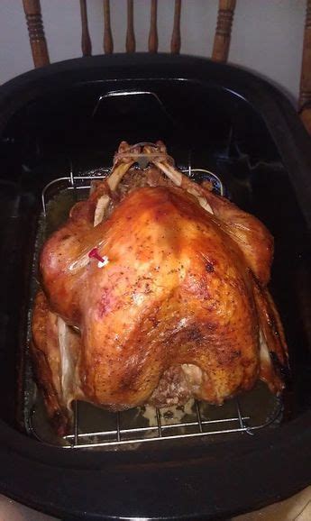 Turkey in an Electric Roaster | Turkey recipes thanksgiving, Roaster recipes, Turkey in roaster oven