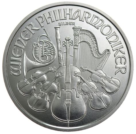 2016 1oz Austrian Philharmonic Silver Coin - $27.50